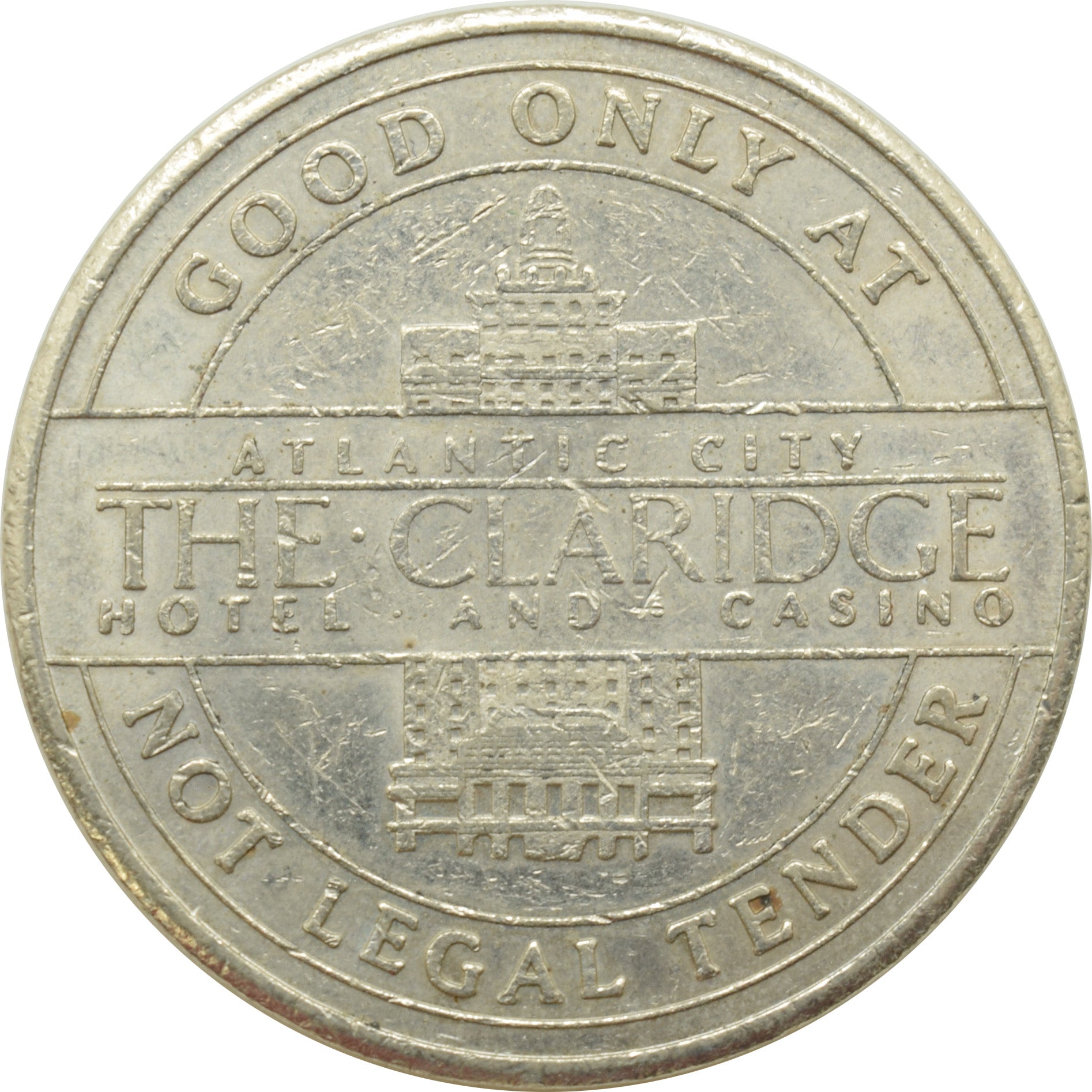 Claridge Casino Atlantic City New Jersey $1 Token