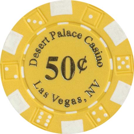 11.5gram Desert Palace Casino Poker Chip in various denominations Set of 25