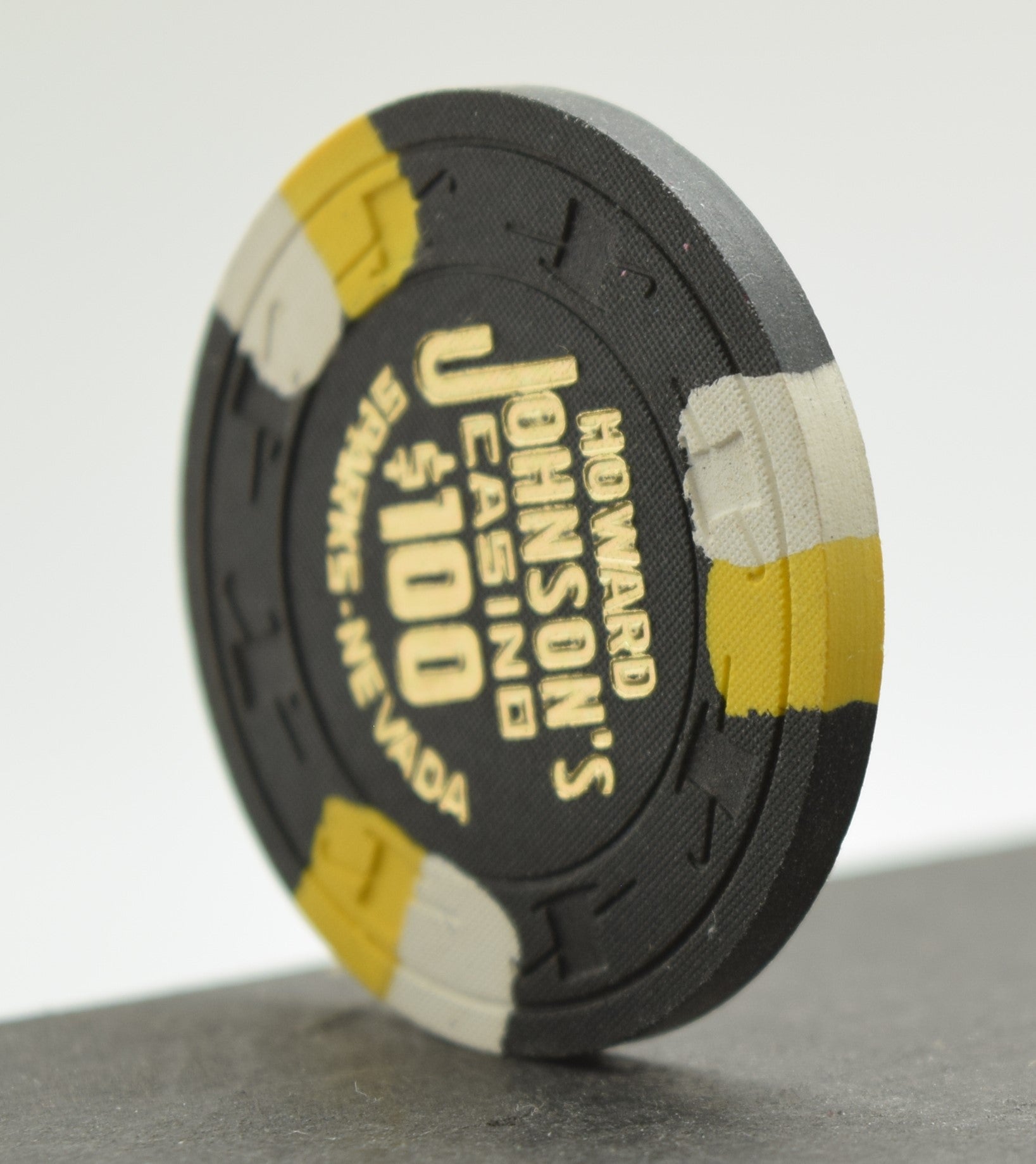 Howard Johnson's Casino Sparks Nevada $100 Chip 1975