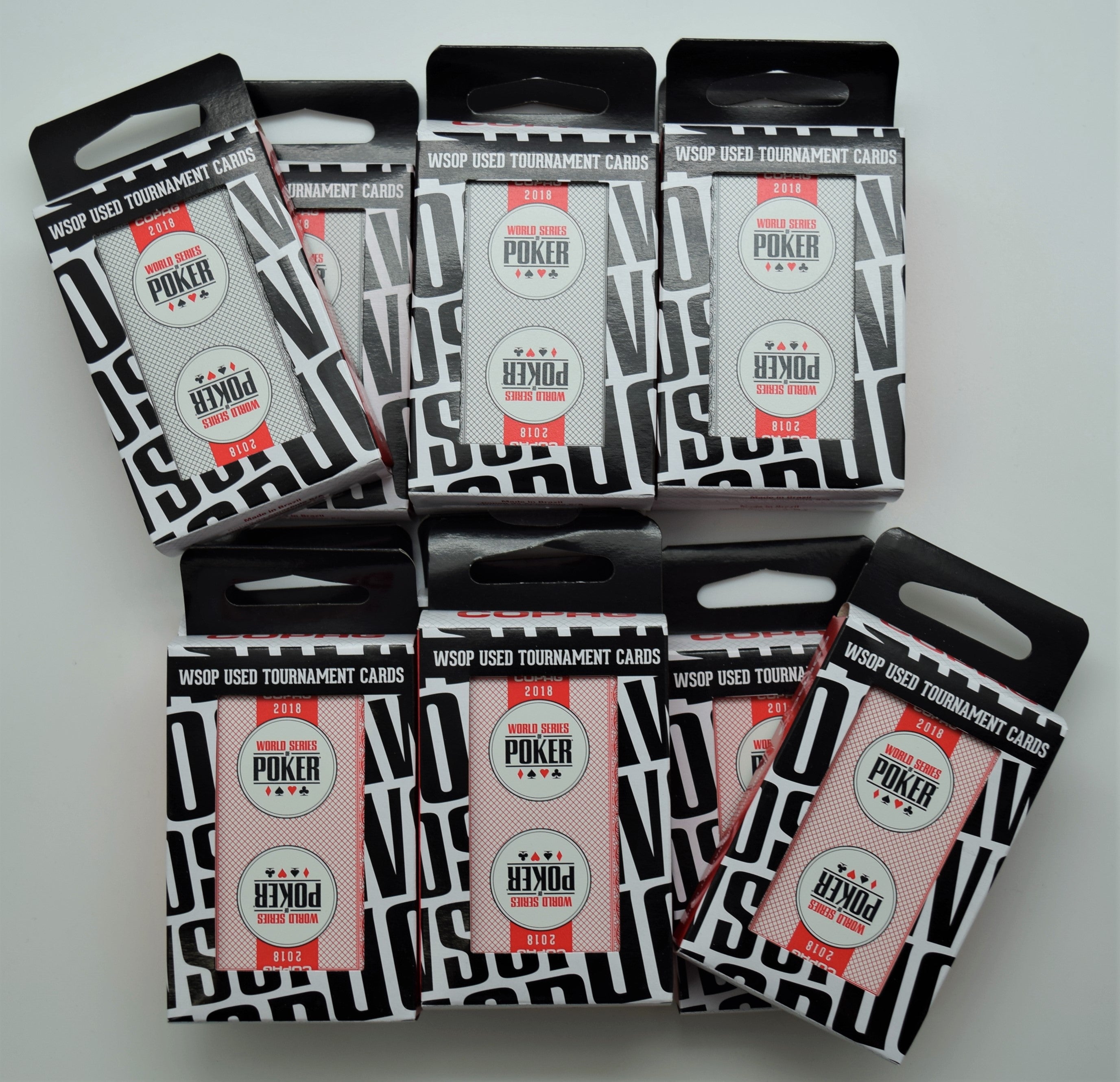12 Pack WSOP Copag Used Decks 2018