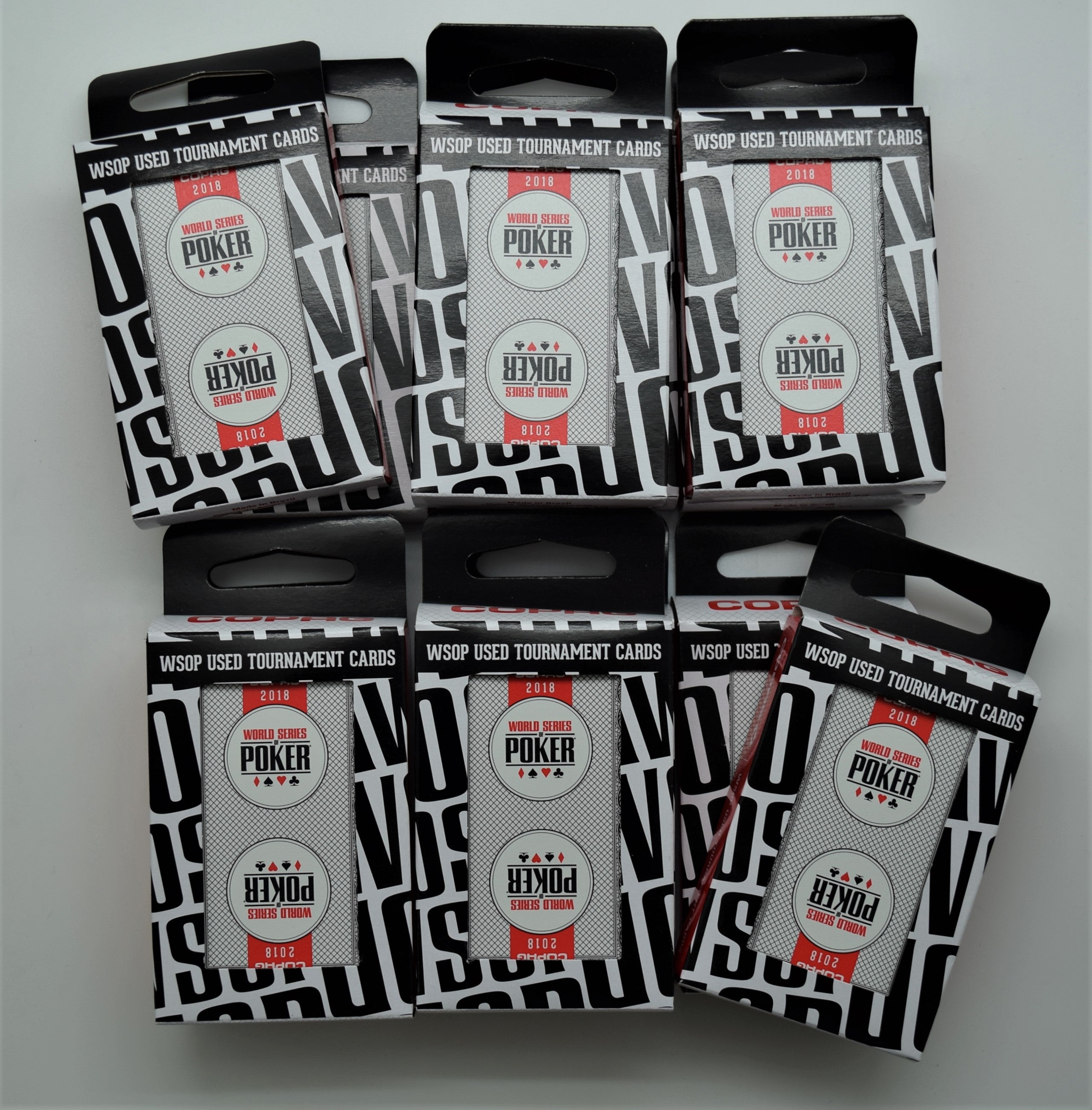 12 Pack WSOP Copag Used Decks 2018