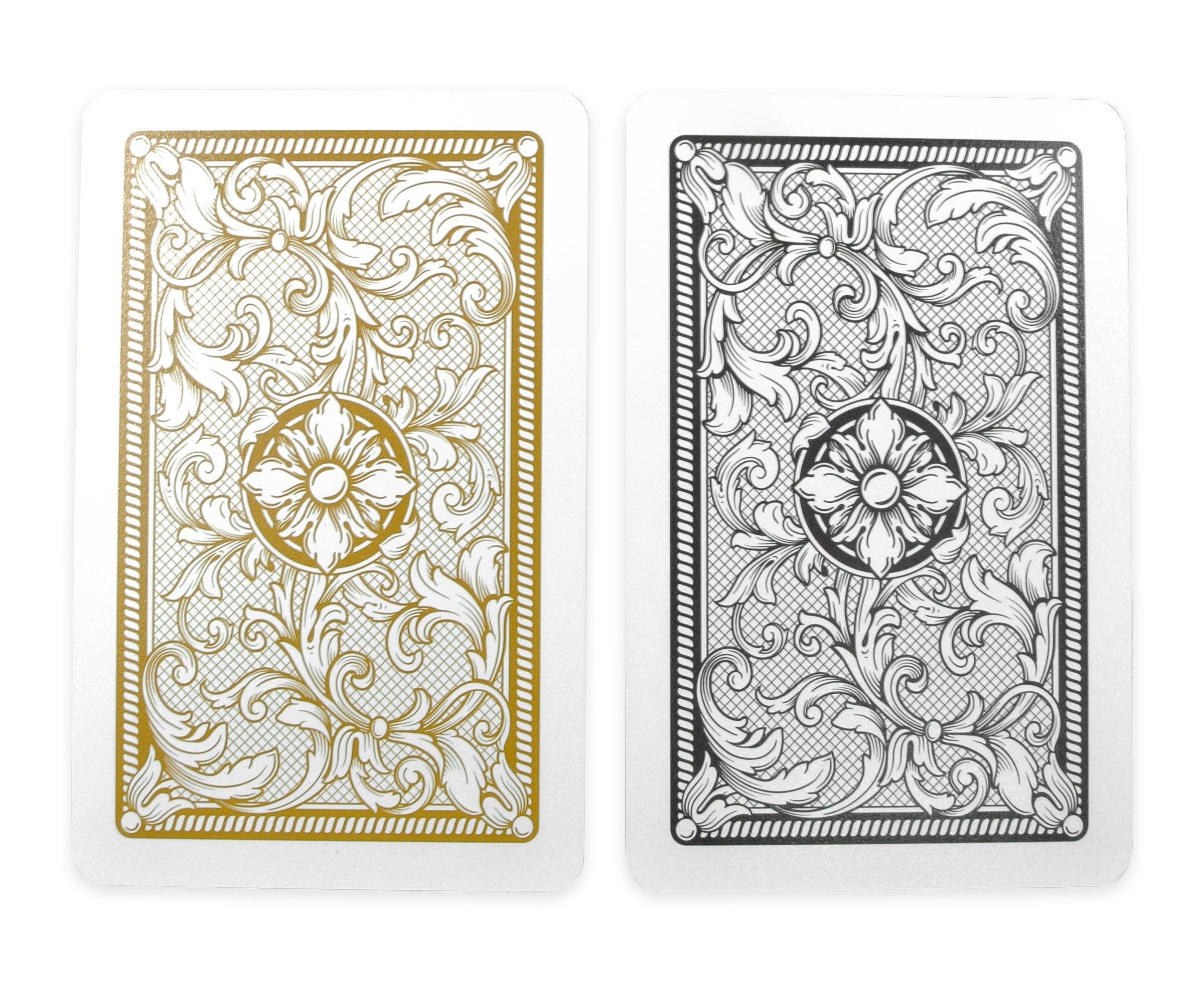 Copag Legacy Plastic Bridge Size Jumbo Index Black/Gold Double-Deck Set