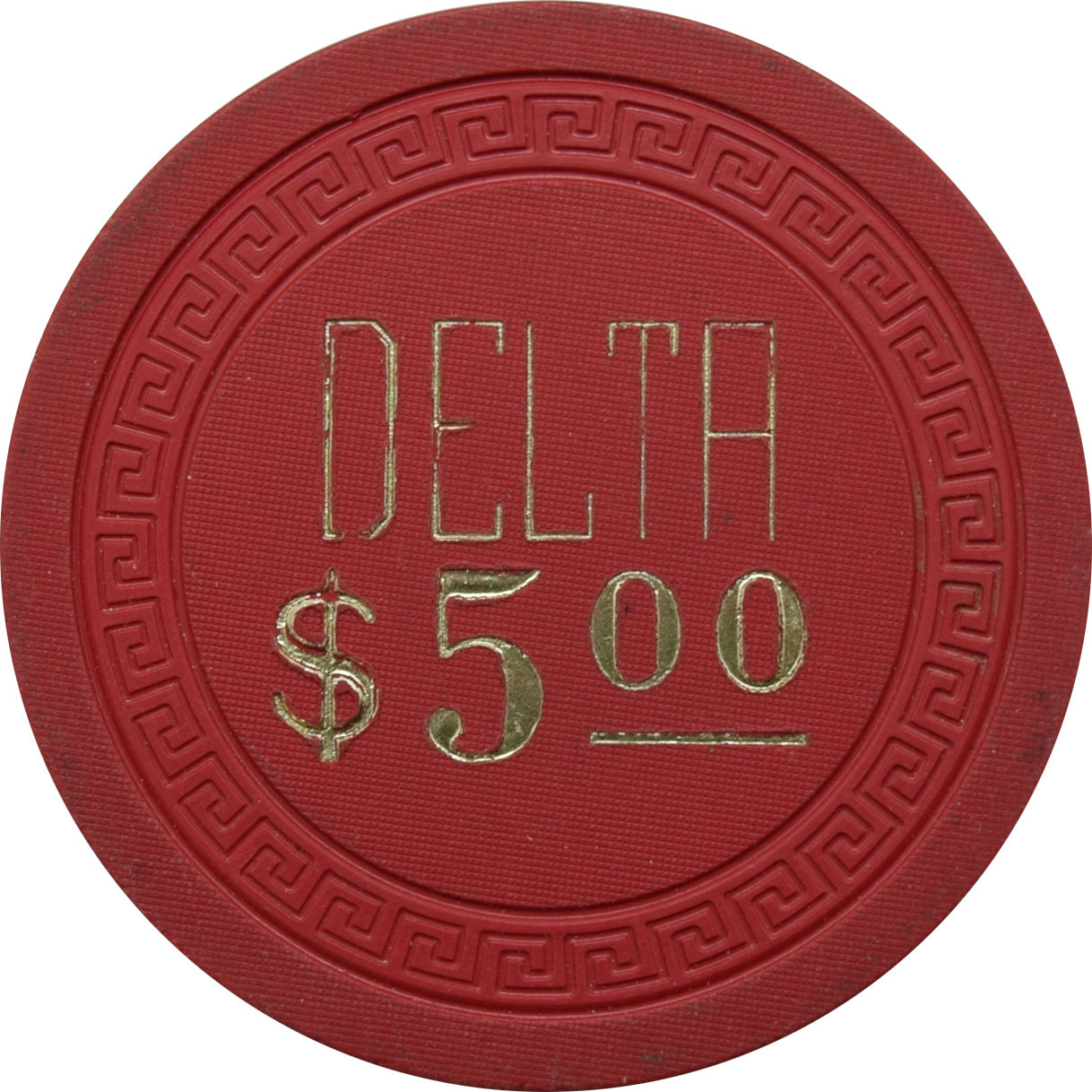 Delta Club Saloon Casino Virginia City Nevada $5 Chip 1958
