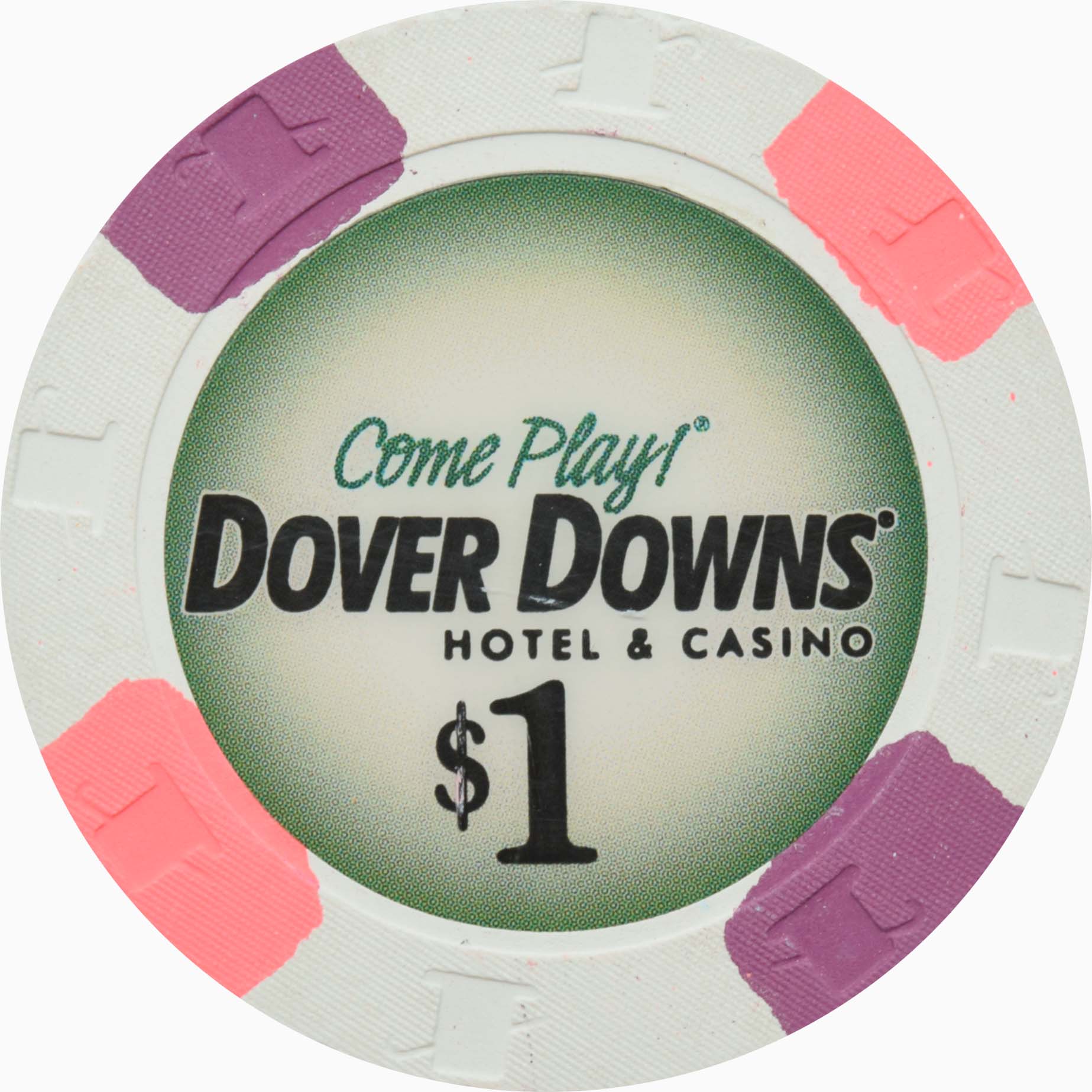 Dover Downs Hotel & Casino Dover Delaware $1 Chip