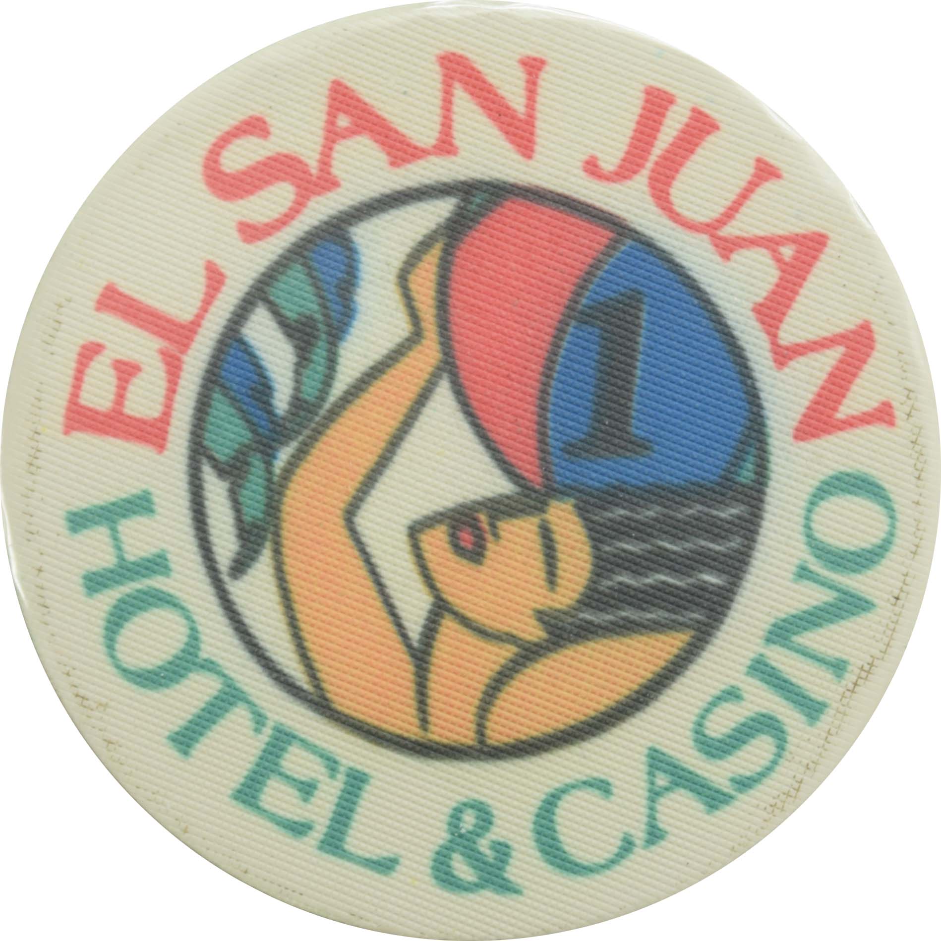 El San Juan Hotel Casino Isla Verde Puerto Rico $1 Ceramic Chip