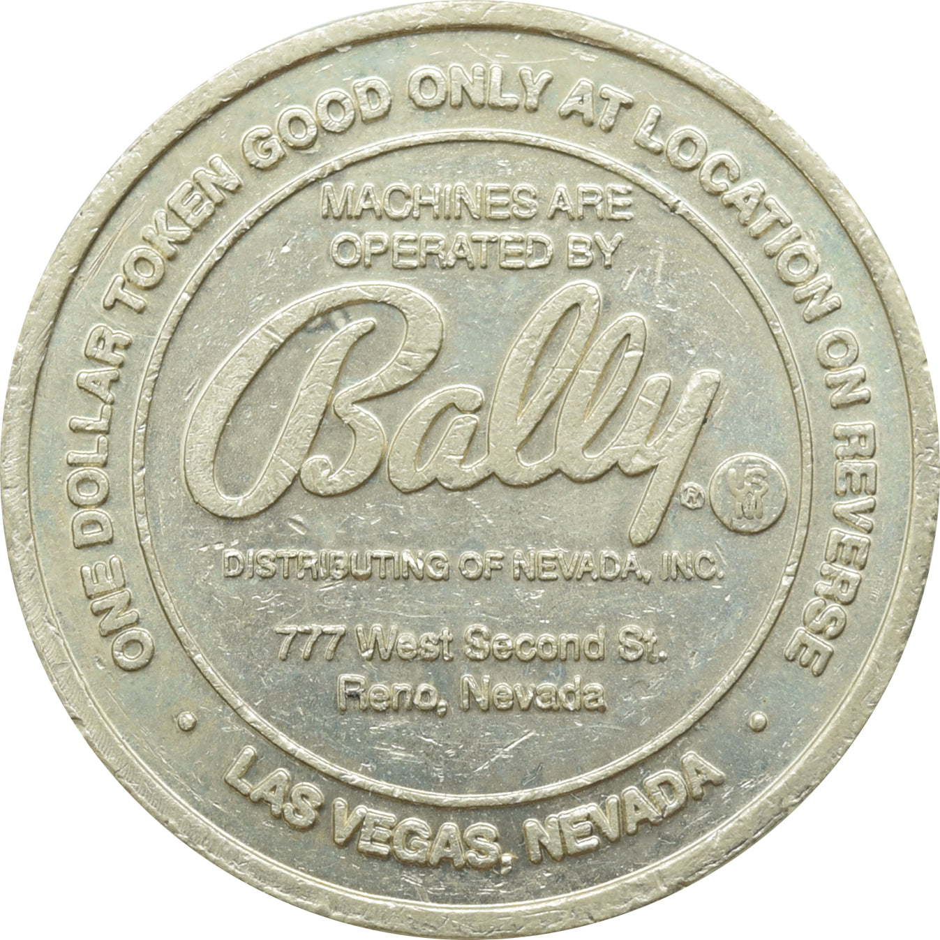 East 50 Bar Dayton NV $1 Token 1989