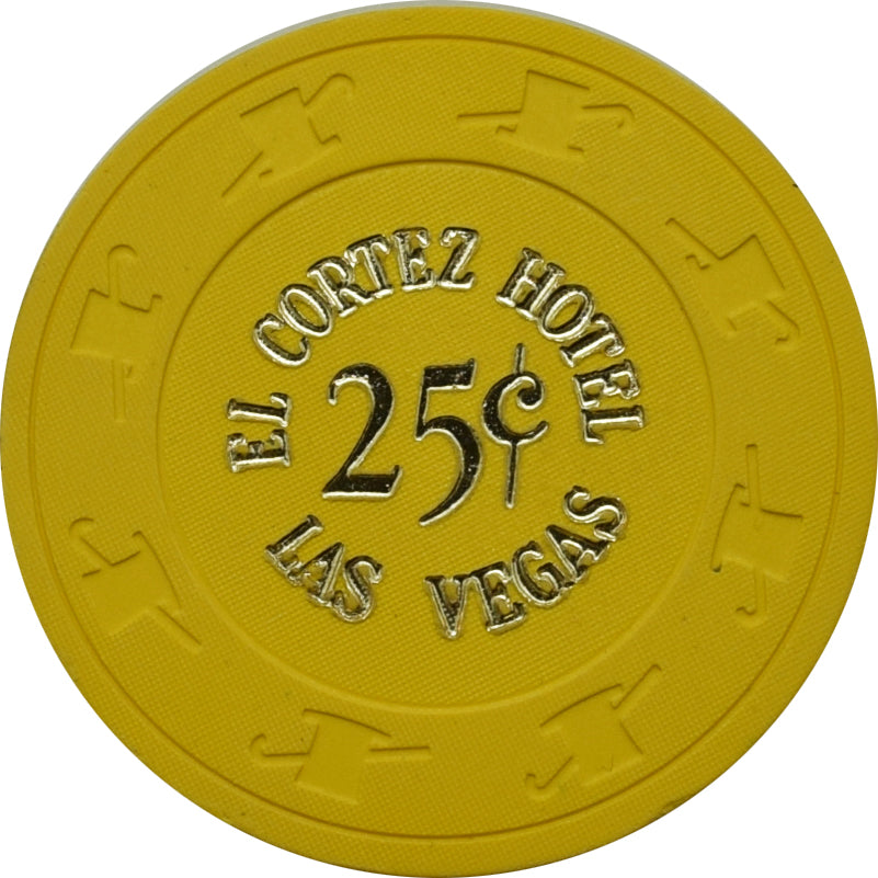 El Cortez Hotel Casino Las Vegas Nevada 25 Cent Chip 1995