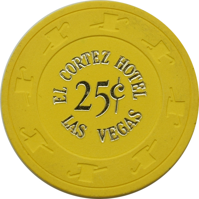 El Cortez Hotel Casino Las Vegas Nevada 25 Cent Chip 1995