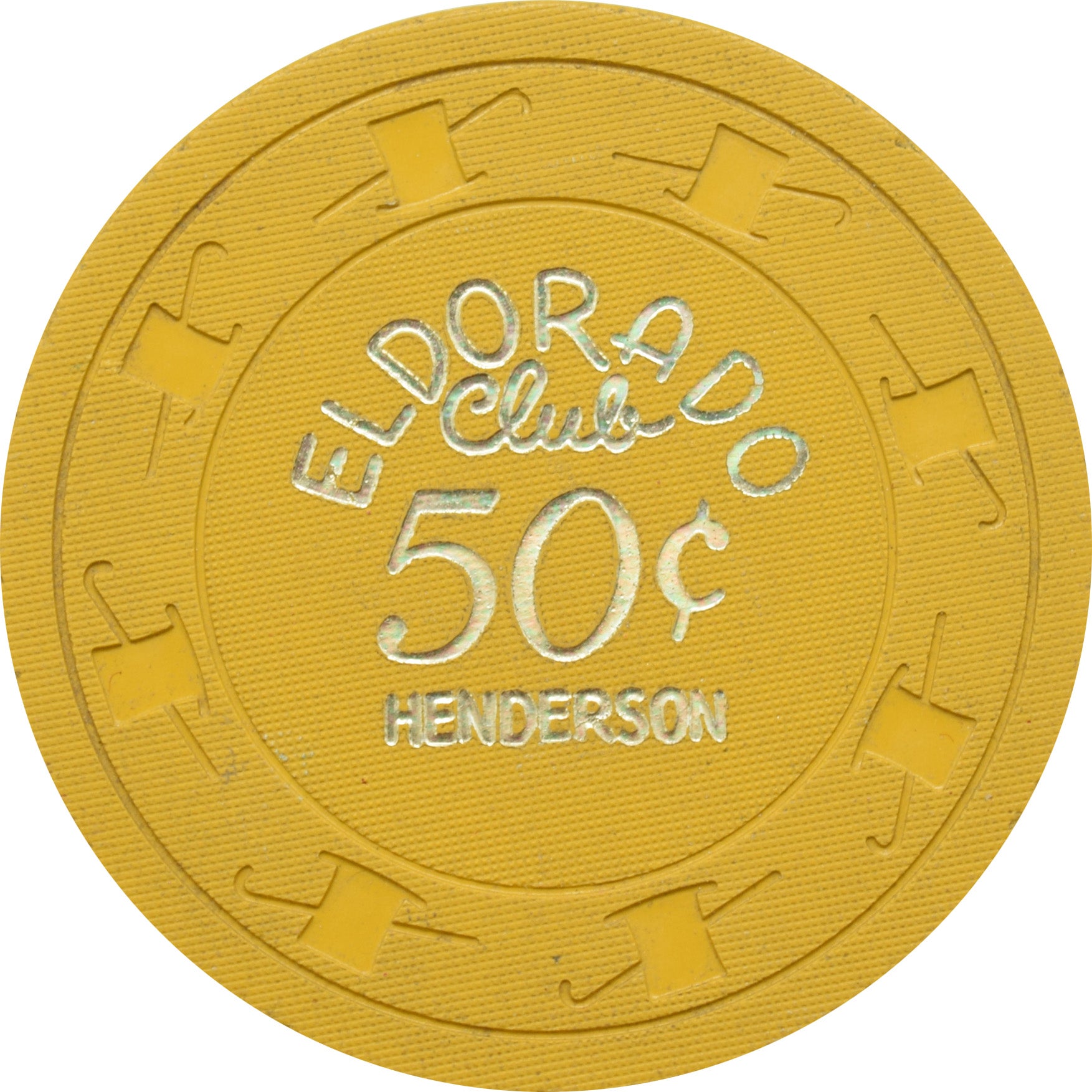 Eldorado Casino Henderson Nevada 50 Cent Chip 1962