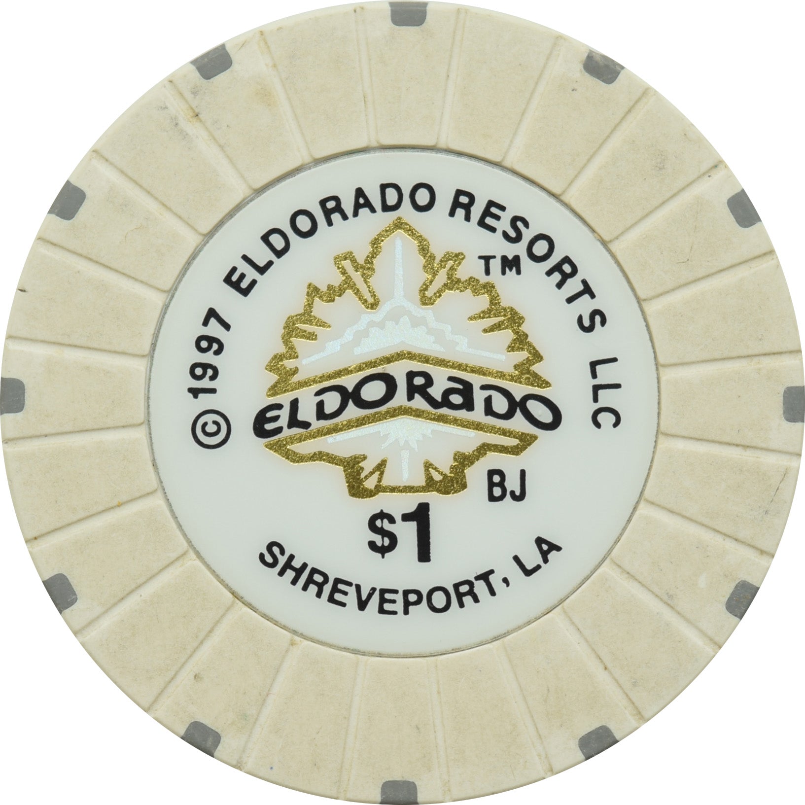 Eldorado Casino Shreveport LA $1 Chip