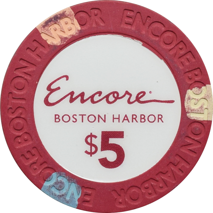 Encore Boston Harbor Casino Everett Massachusetts $5 Chip
