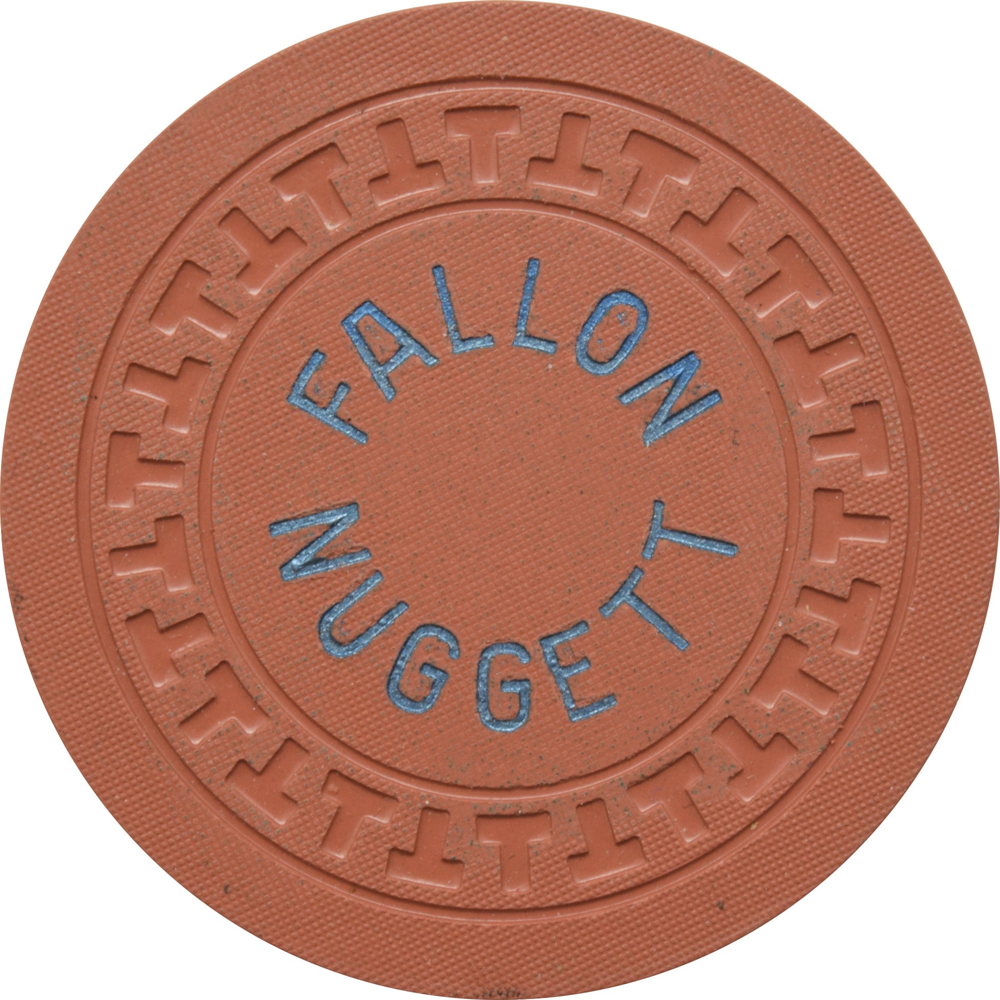 Fallon Nugget Casino Fallon Nevada $100 Chip 1962