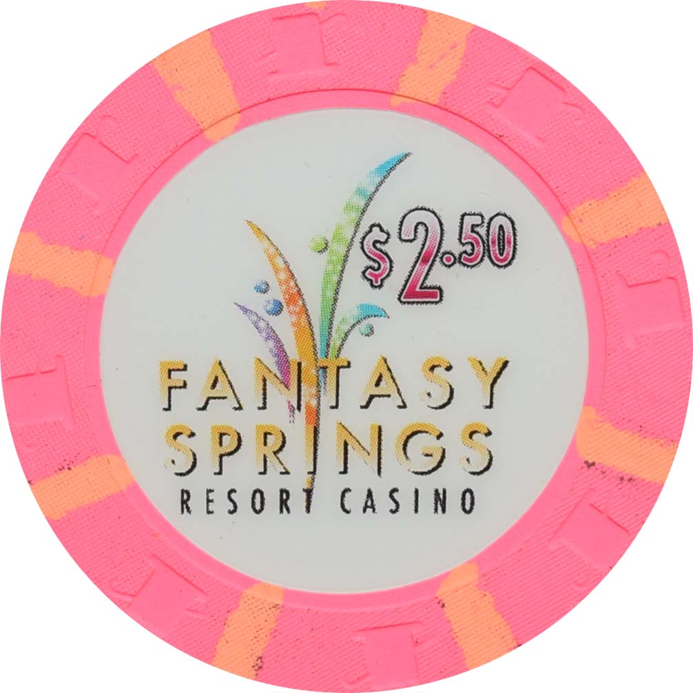 Fantasy Springs Casino Indio California $2.50 Chip