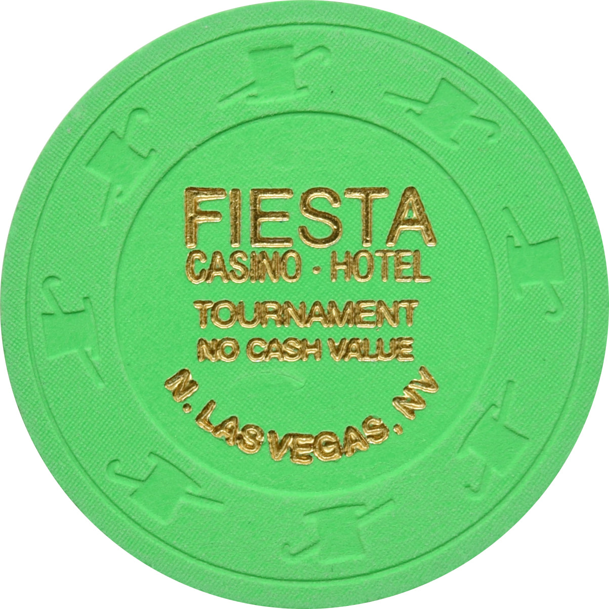 Fiesta Casino North Las Vegas Nevada Green NCV Tournament Chip 1997