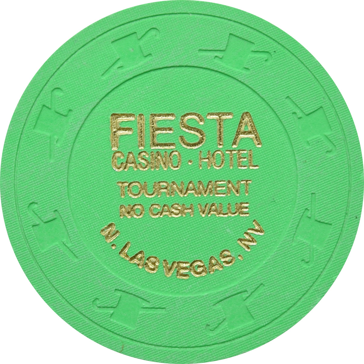 Fiesta Casino North Las Vegas Nevada Green NCV Tournament Chip 1997