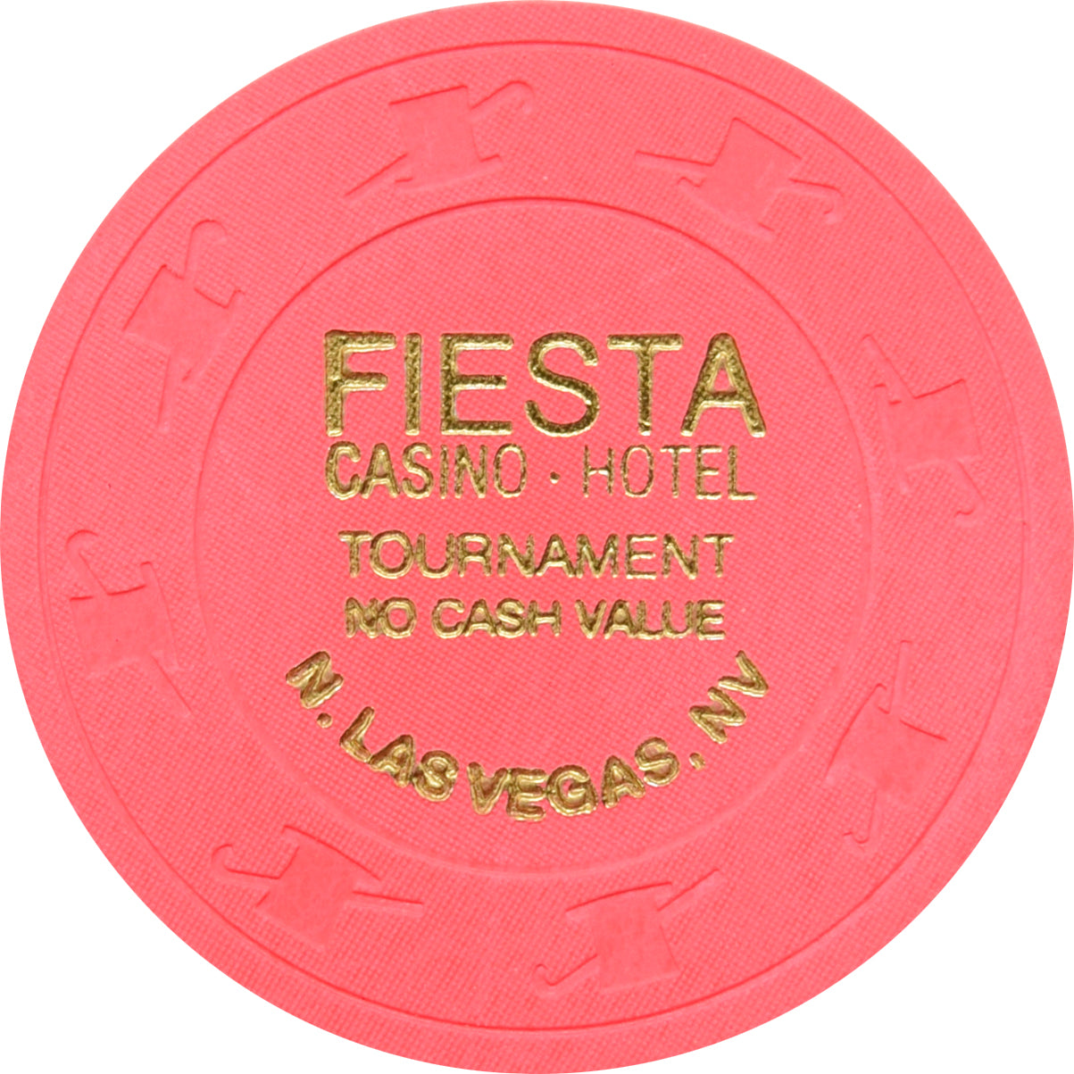 Fiesta Casino North Las Vegas Nevada Pink NCV Tournament Chip 1997
