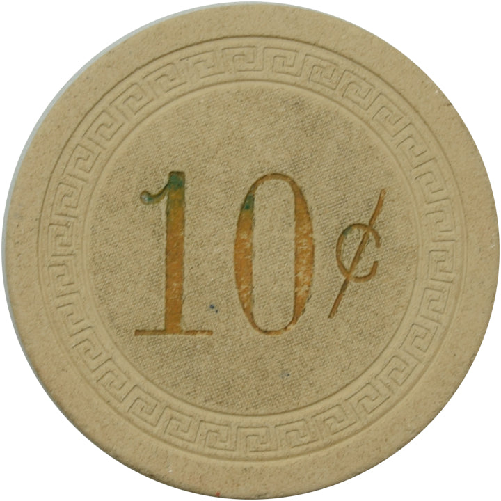 Frontier Club Casino Reno Nevada 10 Cent Chip 1950