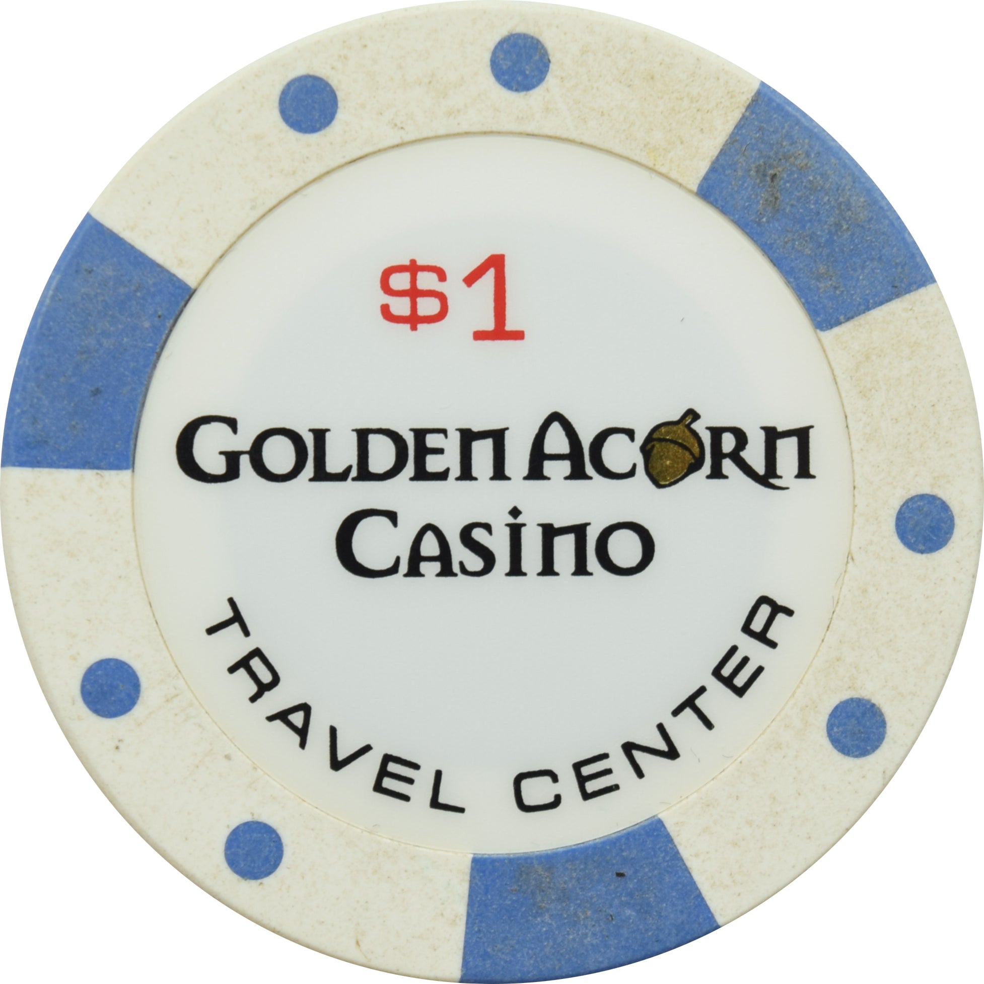 Golden Acorn Casino Campo California $1 Chip