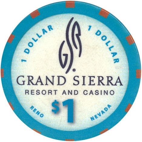 Grand Sierra, Reno NV $1 Casino Chip #3 - Spinettis Gaming - 2