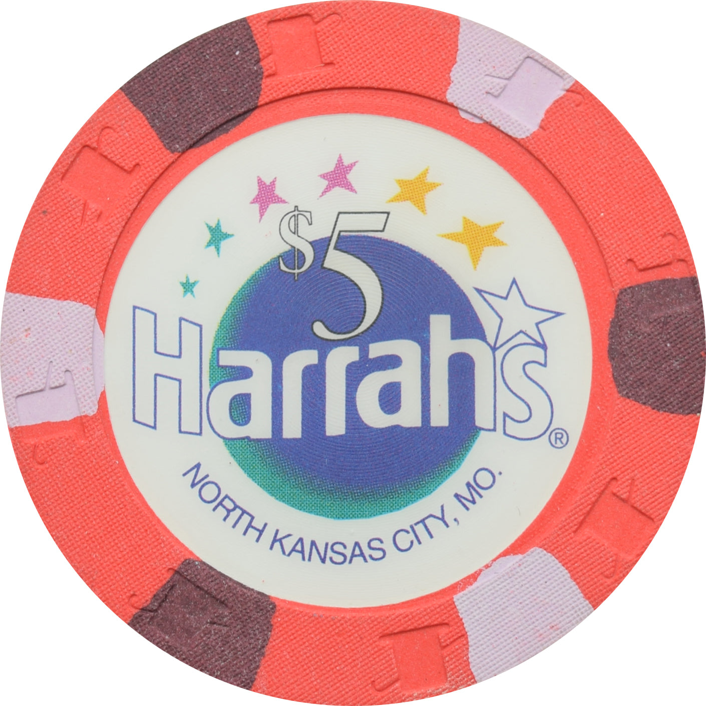 Harrah's Casino North Kansas City MO $5 Chip