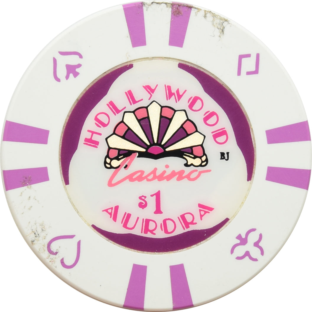 Hollywood Casino Aurora Illinois $1 Chip