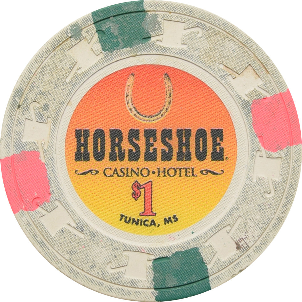 Horseshoe Casino Tunica MS $1 Chip #2