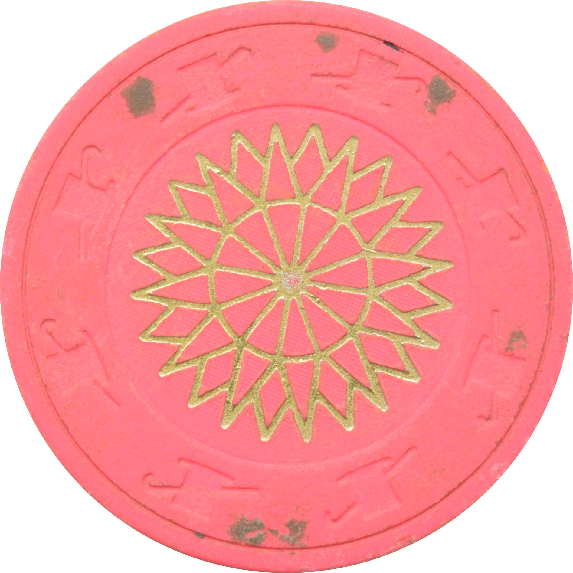 Paulson Hot Pink Color Starburst Chip