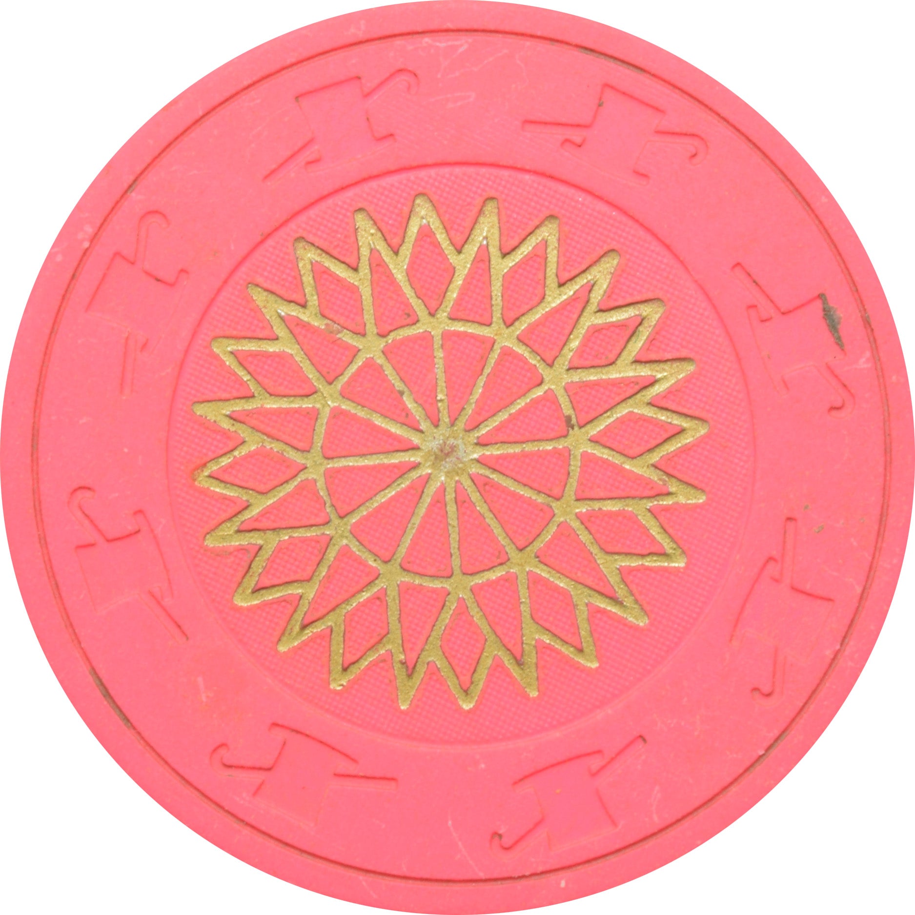 Paulson Hot Pink Color Starburst Chip
