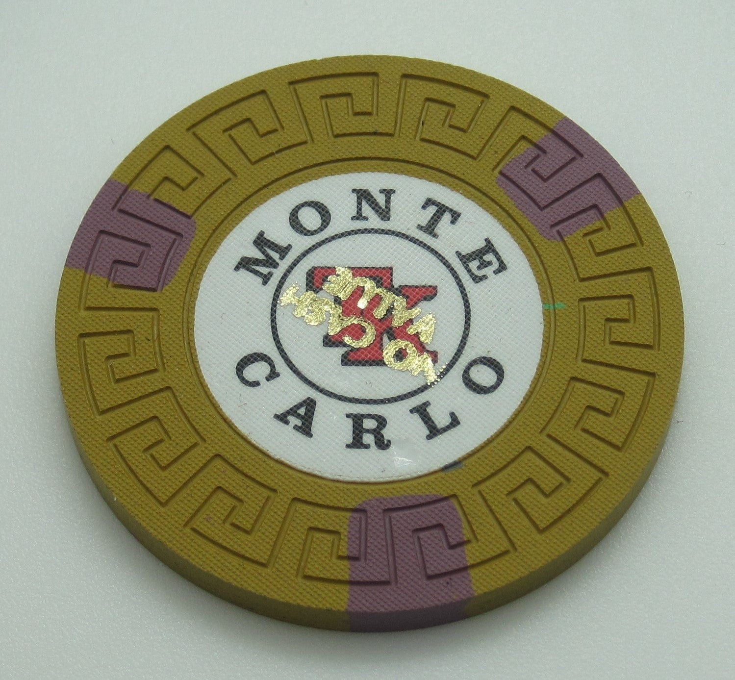 Monte Carlo Casino Reno Nevada $1 Cancelled Chip 1978