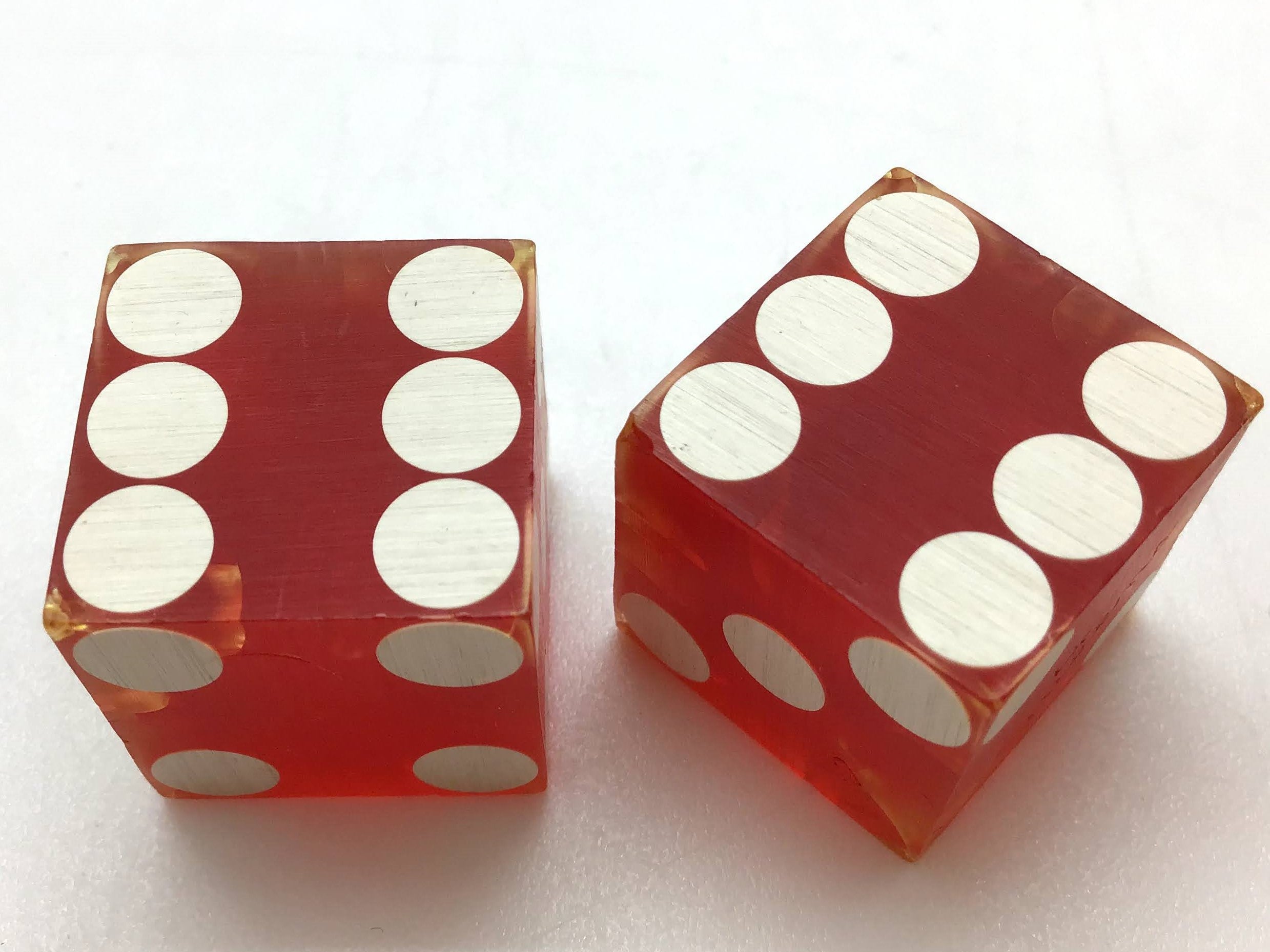 Four Queens Casino Las Vegas Red Dice Pair 1960s