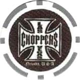 Las Vegas Choppers Poker Chip Set of 25