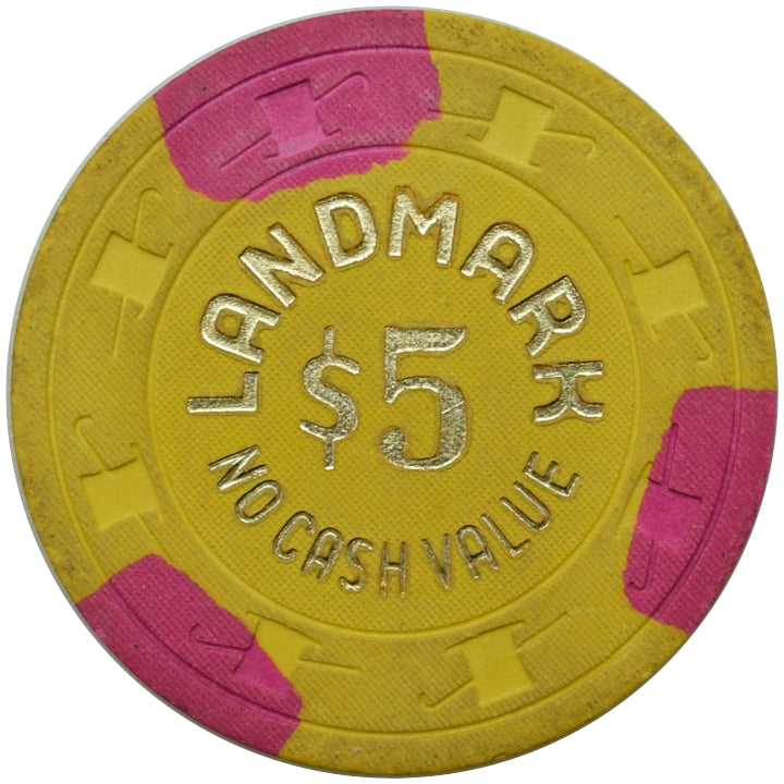 Landmark Casino Las Vegas Nevada $5 NCV Chip 1978