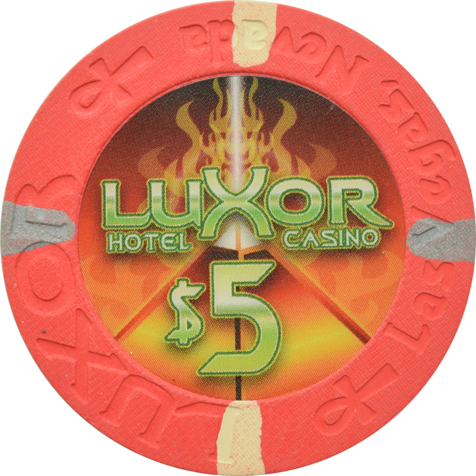 Luxor Casino Las Vegas Nevada $5 Chip 2005