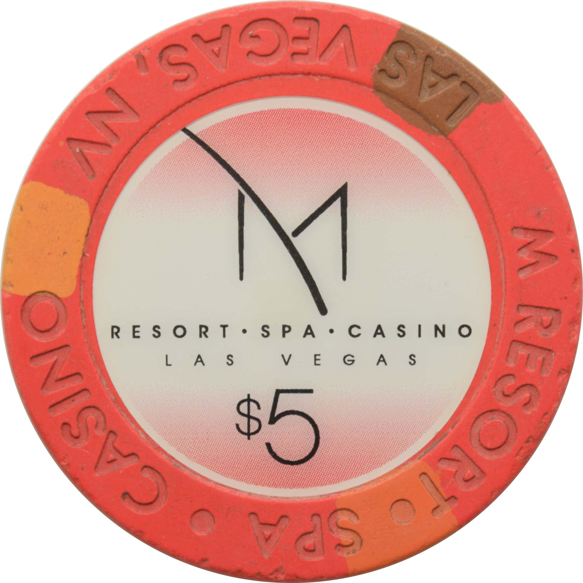 M Resort Casino Las Vegas Nevada $5 Chip 2009
