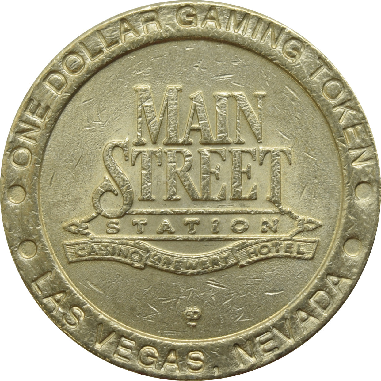 Main Street Station Casino Las Vegas NV $1 Token 1996