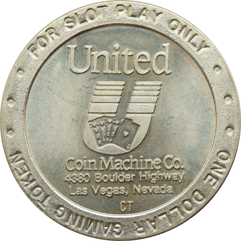 Marker Down Las Vegas NV $1 Token 1990