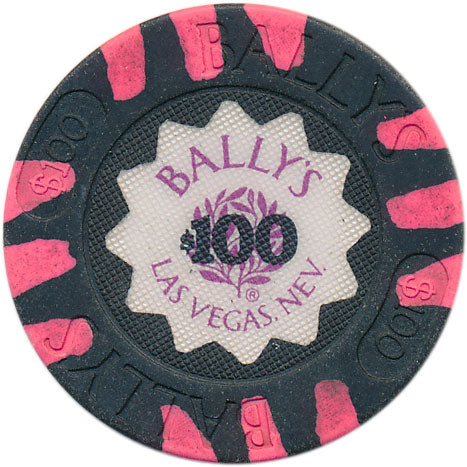 Bally's Casino Las Vegas Nevada $100 Chip 1986