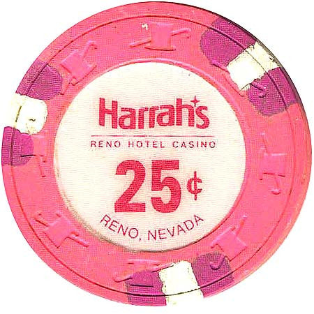 Harrah's 25 (pink) chip - Spinettis Gaming - 1