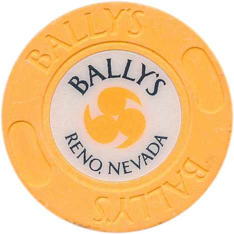 Bally's Casino Reno Nevada Roulette Chip 1986