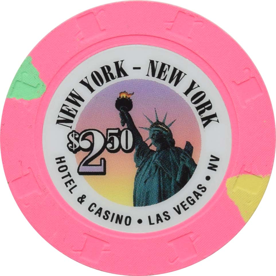 New York-New York Casino Las Vegas Nevada $2.50 Chip 1997