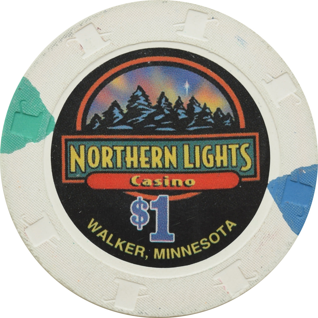 Northern Lights Casino Walker MN $1 Chip