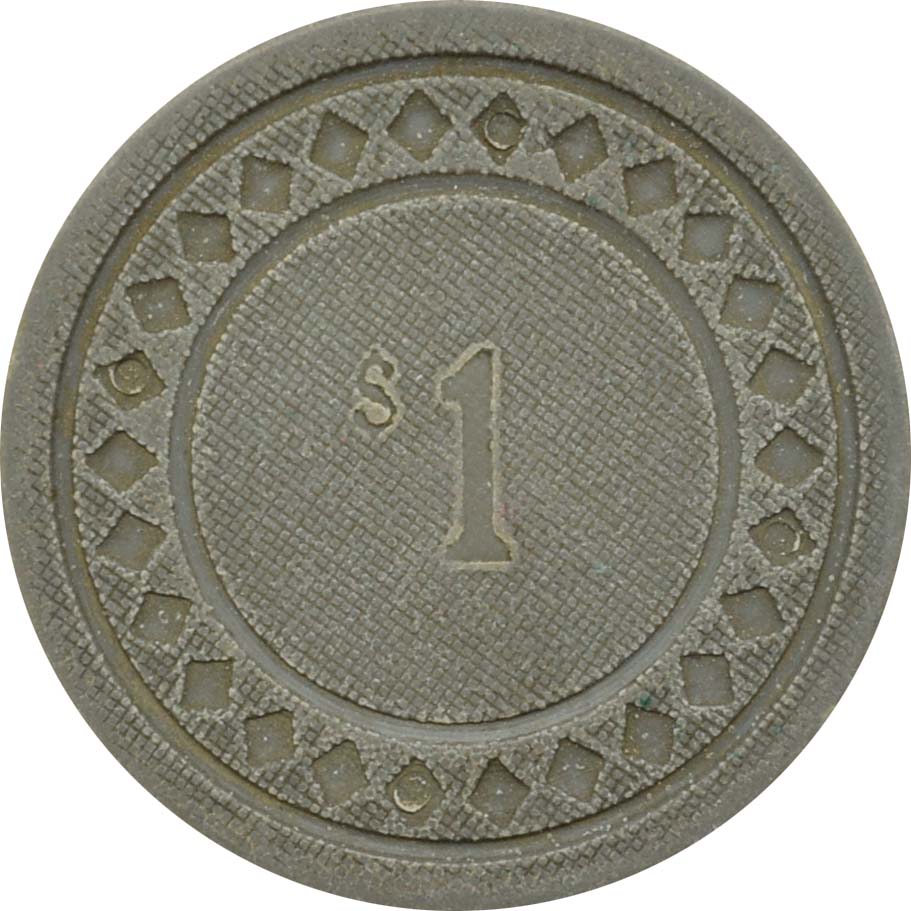 P & G Casino Petaluma California $1 Chip