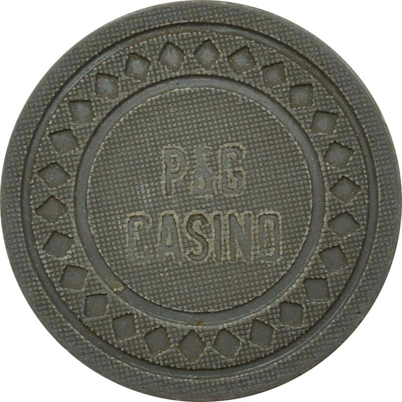 P & G Casino Petaluma California $1 Chip