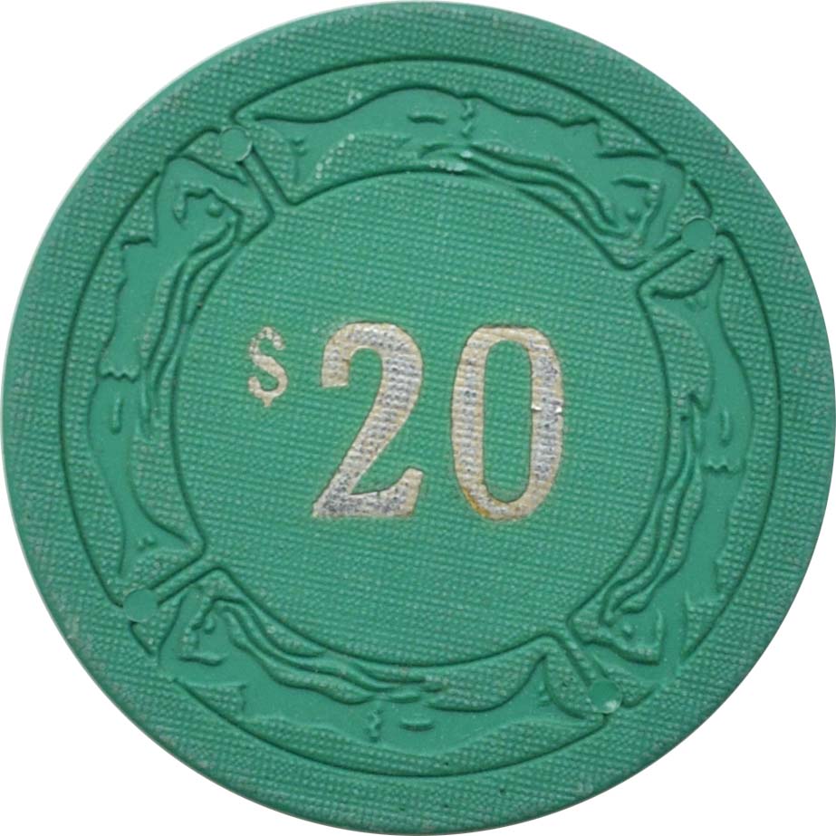 P & G Casino Petaluma California $20 Chip