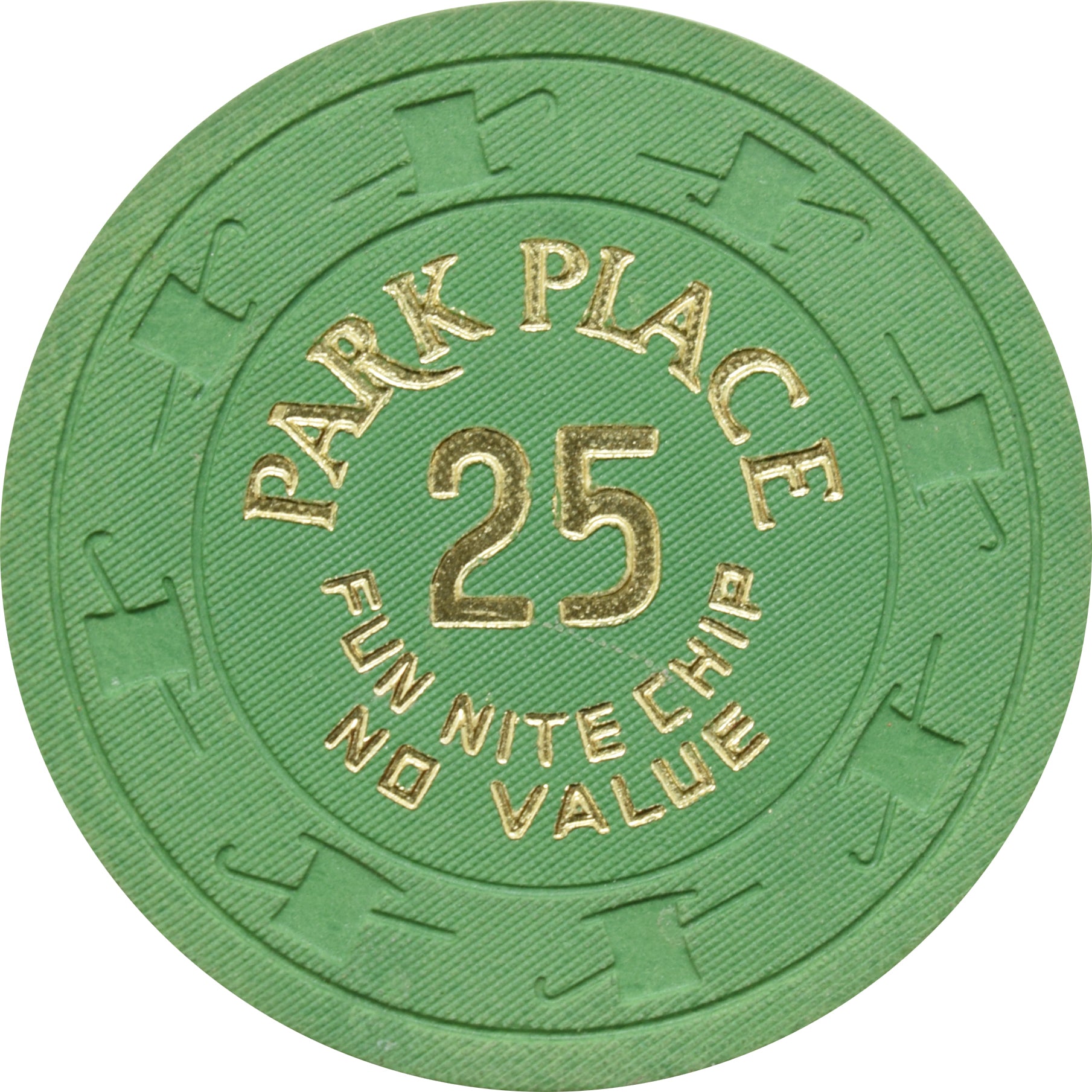 Bally's Park Place Casino Atlantic City New Jersey $25 NCV Chip