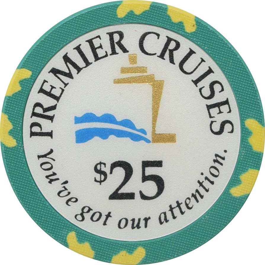 Premier Cruise Lines $25 (RT Plastics) Chip