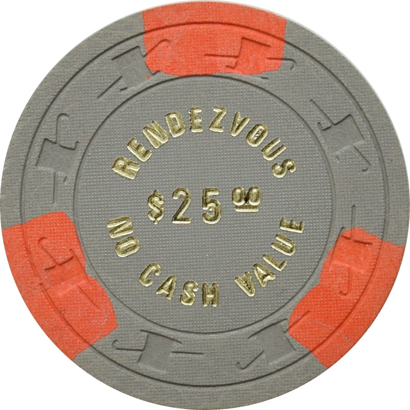 Rendezvous Casino Las Vegas Nevada $25 NCV Chip 1977