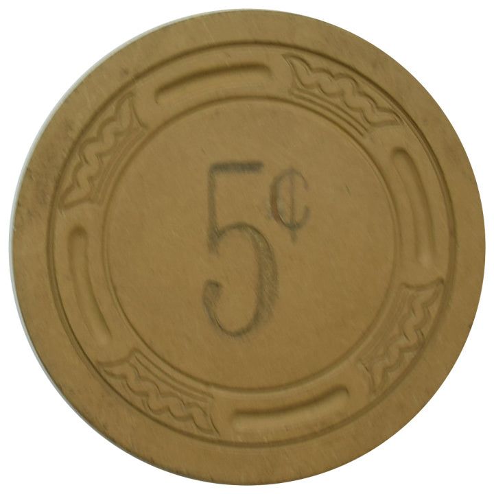 Reno Casino Reno Nevada 5 Cent Chip 1946