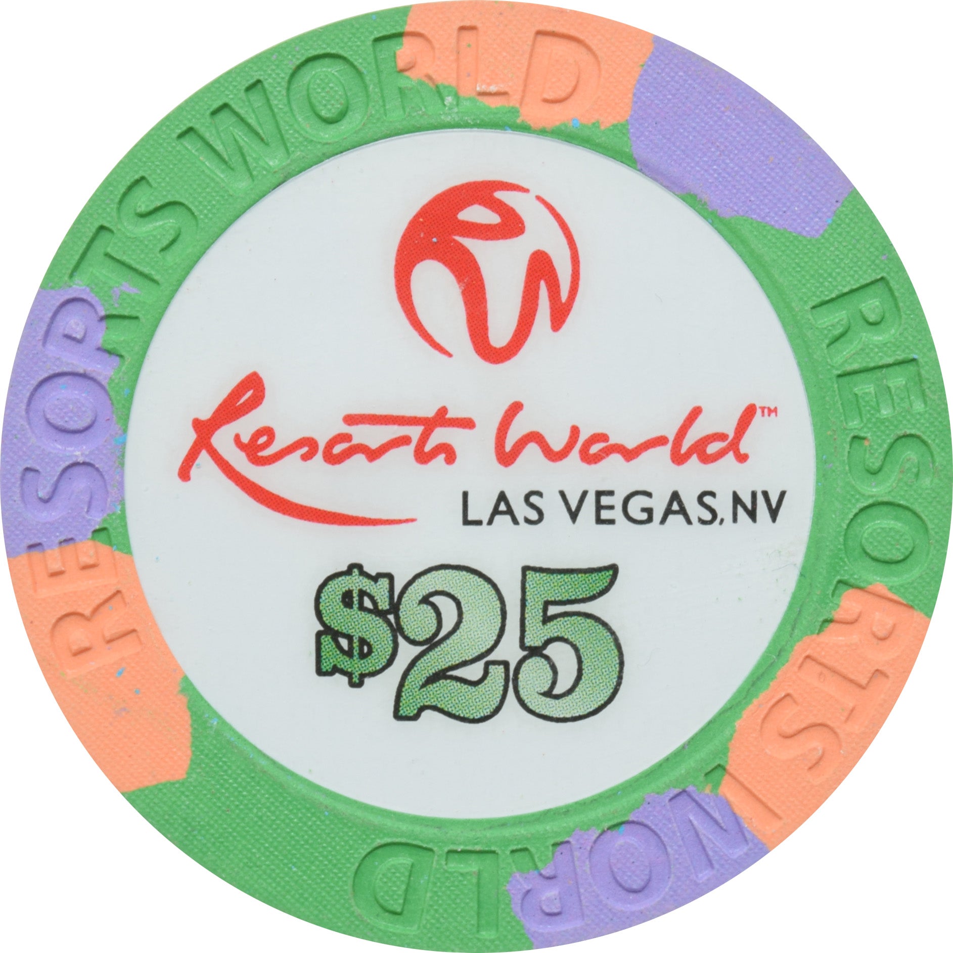 Resorts World Casino Las Vegas Nevada $25 Chip 2021