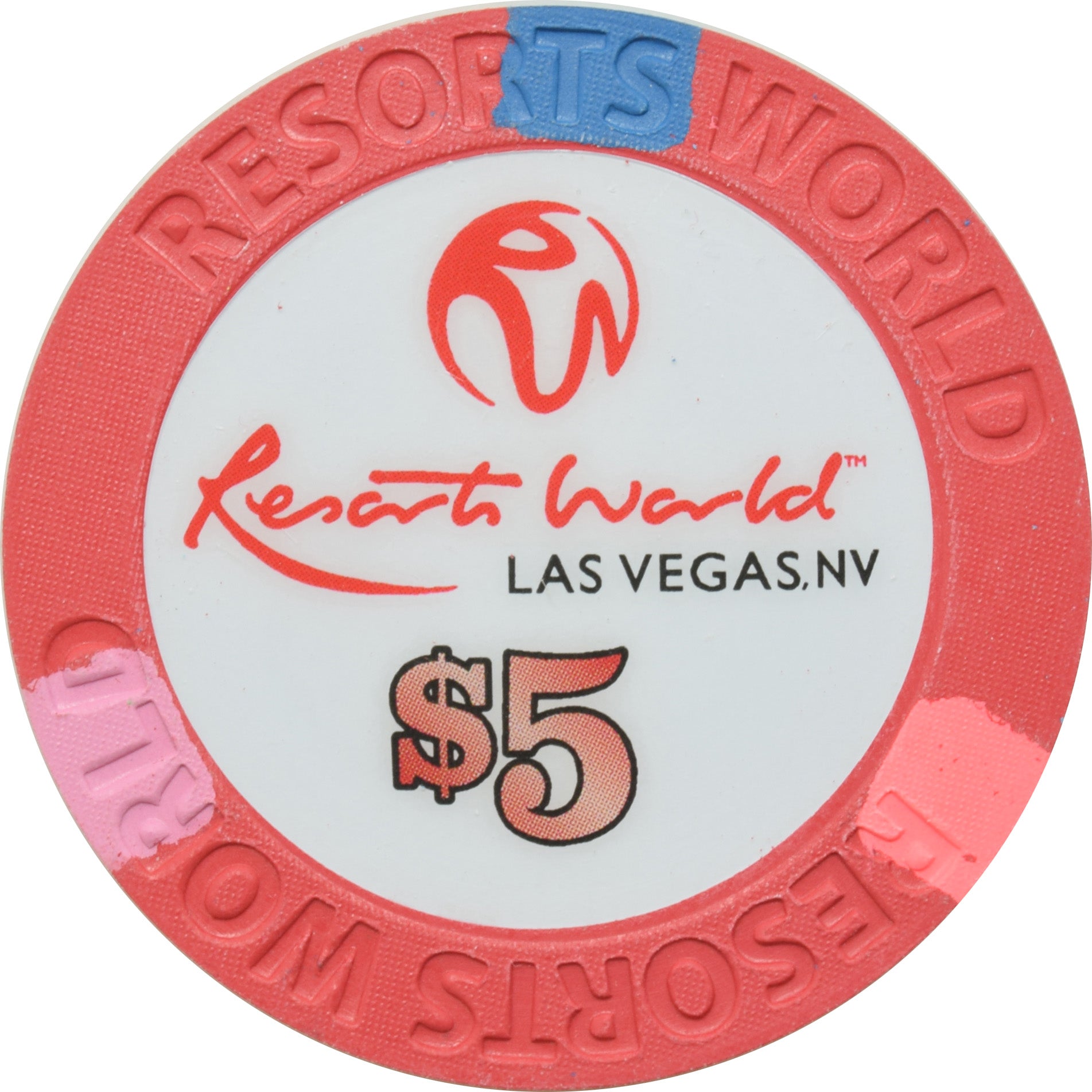 Resorts World Casino Las Vegas Nevada $5 Chip 2021